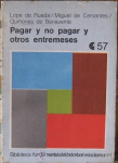 Pagar y no pagar y otros entremeses vignette