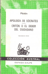 Apología de Sócrates. Critón o el deber del ciudadano vignette